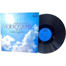 Max Bruch, Felix Mendelssohn-Bartholdy - Bronislaw Gimpel ‎– Weltberühmte Violinkonzerte Lp Plak ‎(109) PLK11466