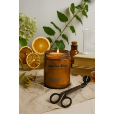 Basement : Poudre Linen : Amber Cam Kavanozda : Kokulu Soya Mum (Toz, Ihlamur, Portakal, Paçuli)