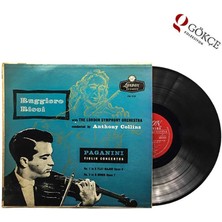Ruggiero Ricci With The London Symphony Orchestra Conducted By Anthony Collins  Paganini Lp Plak  PLK937