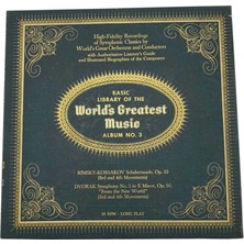 Worlds Greatest Music Album No3 (Rimsky Korsakov - Dvorak) Klasik Müzik Lp  PLK11402