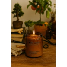 Basement : Palo Santo : Amber Cam Kavanozda : Kokulu Soya Mum (Santo Ağacı, Sandal, Sedir, Bergamot, Citrus)