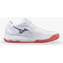 Mizuno Wave Enforce Court cc Kadın Beyaz Tenis Ayakkabısı.-