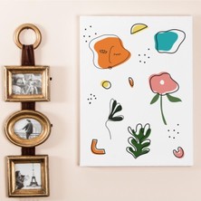 Abstract Tasarımlı Dekorasyon 30X40 Kanvas Tablo