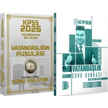 Benim Hocam Yayınları 2026 Kpss Lise Ortaöğretim Ön Lisans Vatandaşlığın Pusulası Konu - 2026 Kpss Vatandaşlık Çözümlü Soru