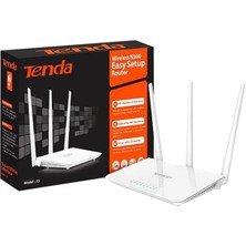 Tenda F3 4 Port 300 Mbps 3 Antenli Access Point Router