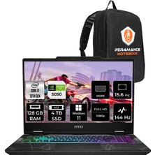 MSI Msı Cyborg 15 Intel Core I7 13620H 128GB 4tb SSD RTX5050/8GB 15.6" Fhd 144Hz W11H Taşınabilir Bilgisayar & Per4 Çanta B13WEKG613XTRP419