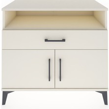 Dienni Hyperion Şifonyer Tek Raflı Tek Çekmeceli 2 Kapaklı 88X44X80 Aytaşı-Aytaşı