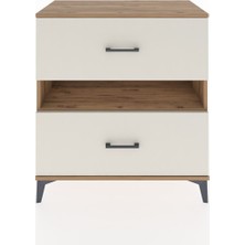 Dienni Hyperion Şifonyer Tek Raflı 2 Çekmeceli 88X44X96 Çam-Aytaşı