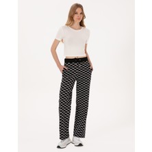 Pierre Cardin Kadın Siyah Loose Fit Eşofman Altı 50309254-VR046