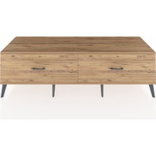 Dienni Kronos Tv Ünitesi 2 Çekmeceli  176X59X51 Antrasit-Çam/çam