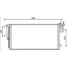 Oris KLIMA RADYATORU KONDENSERİ FOCUS 3 2011C-MAX 2 2015KUGA 2013TOURNEO CONNECT 2018 1.5 ECOBOOST 88K