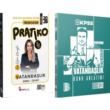 Benim Hocam Yayınları Vatandaşlık Pratiko Soru Cevap Çalışma Kitabı - 2026 Kpss Vatandaşlık Konu