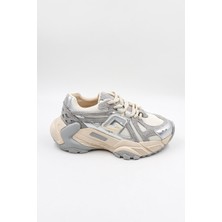 Guja Ithal Seri Kadın Sneaker Spor Ayakkabı GJ366 - Gri - 36