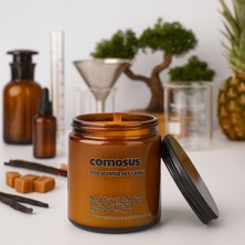 Basement : Comosus : Amber Cam Kavanozda : Kokulu Soya Mum (Ananas, Vanilya, Sandal, Karamel)