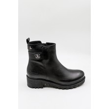 Venüs Kadın Hakiki Deri Waterproof Fermuarlı Bot 1950839K - Siyah - 36