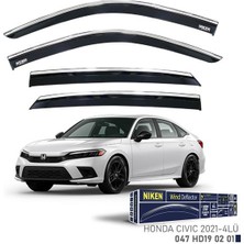 Niken KROMLU CAM RÜZGARLIĞI HONDA CIVIC 2021- SEDAN 4LÜ