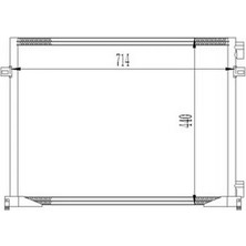 Oris KLİMA RADYATÖRÜ KONDANSATÖRÜ RADYATÖRÜ RENAULT TRAFIC 2 2001-2014 OPEL VİVARO 2001-2014 1.9DCI