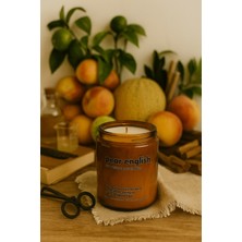 Basement : Pear English : Amber Cam Kavanozda : Kokulu Soya Mum (Şeftali, Kavun, Bergamop, Sandal)