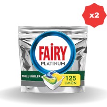 Fairy Tablet Platinum Limon 125'LI - (2 Adet)