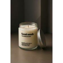 Basement : Forest Woods : Cam Kavanozda Kokulu %100 Soya Mum (Çam, Okaliptus, Sedir Ağacı, Musk)