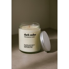 Basement : Dark Cedar : Cam Kavanozda Kokulu %100 Soya Mum (Sedir Ağacı, Sandal Ağacı, Tonka, Vetiver)