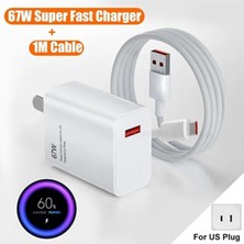 Linkage 6WL 67W Type-C Turbo Super Fast Ev Şarj Aleti Duvar Şarj Cihazı