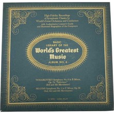 Worlds Greatest Music Album No6 (Tchaikovsky - Brahms) Klasik Müzik Lp  PLK11404