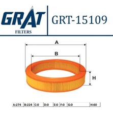 Grat 15109 Hava Filtresi 032129620