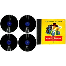 Grieg, Walter Gieseking, Berlin State Opera House Orchestra*, Hans Rosbaud – Concerto In A Minor (1940S -Canada) Taş Plak 4lü Set (109) PLK18389