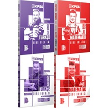 Benim Hocam Yayınları 2026 Kpss Türkçe Konu Anlatımı Soru Bankası - 2026 Kpss Matematik Konu Anlatımı Soru Bankası