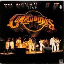 Commodores – Live! (1977 - Hollanda) Çift Lp