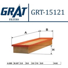 Grat 15121 Hava Filtresi 7L0129620
