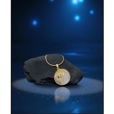 JUVENICAN Çelik Kolye Güneş ve Ay (Yin Yang)