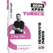 Edu Kariyer 2026 Kpss Türkçe Soru Bankası Çözümlü - Deniz Bozkurt Edu Kariyer