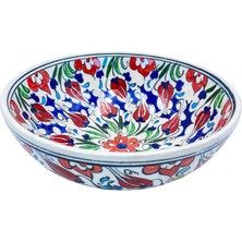 El Yapımı Eski Çini Tabak AOB1940