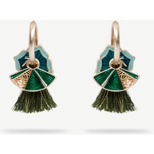 Yargıcı Charm Detaylı Küpe