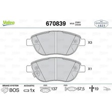 Valeo 670839 On Fren Balatasi 1605354 93169175 93189816