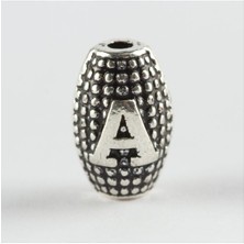 Zero Lvsqvr 8 mm Arpa Kesim Metal Harf  Metal Tesbih Harfi -A