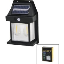 Timion 2 Lamba Solar - Sensörlü Aplik Duvar Lambası Dış Mekan 5.5V - 1W - 1800MAH (5148)