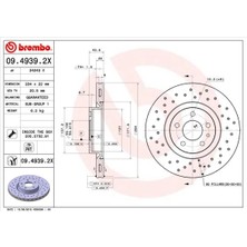 Brembo ÖN FREN AYNASI OPEL COMBO D 2012 FIAT DOBLO 2010 EGEA 2016 ALFA ROMEO 147 2001 156 (2 ADET)
