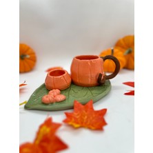 Balkabak Model Kahve Fincan Seti