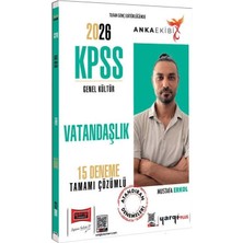 Yargı 2026 Kpss Vatandaşlık 15 Deneme Çözümlü Anka Ekibi - Mustafa Erkol Yargı Yayınları
