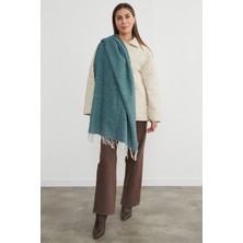 FullaModa Kare Desenli Şal