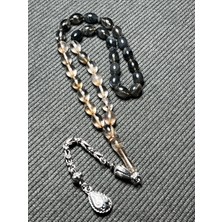 Cielore Püsküllü Sıkma Kehribar Beyzi Model Tesbih