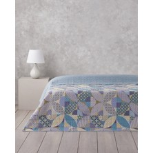 English Home Patch Square Çift Kişilik Çok Amaçlı Örtü 200x220 cm Yeşil