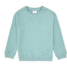 U.S. Polo Assn. Erkek Çocuk Mint Bisiklet Yaka Basic Sweatshirt 50313829-VR090