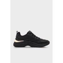 Skechers Hazel Logolu Metalik Detaylı Kalın Taban Sneaker Ayakkabı Bayan Ayakkabı 177575 Bbk