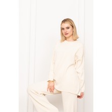 MissVina Yuvarlak Yaka Salaş Triko Takım 7204