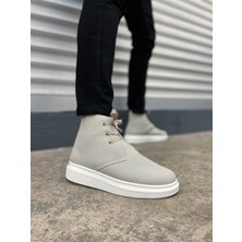 Ebrus Trend JET-207 Oslo Bağcıklı Ortopedik Taban Süet Erkek Spor Bot SBT - Gri