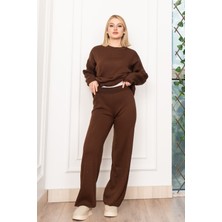 MissVina Yuvarlak Yaka Salaş Triko Takım 7204